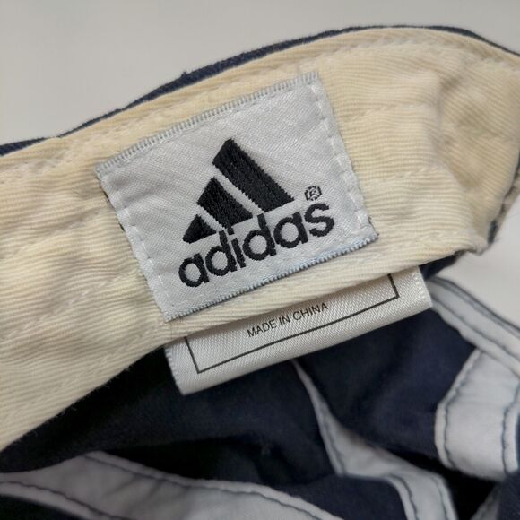 Adidas Men's Slideback Hat Blue Size OSFA Embroidered Logo 100% Cotton - Picture 8 of 9